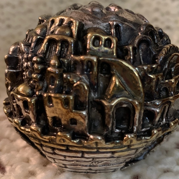 Vintage Sam Philipe Jerusalem sculpture, signed. - Picture 2 of 5